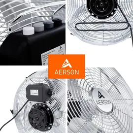 AERSON 40 cm Bodenventilator Silber