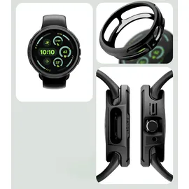 SPIGEN Liquid Air + Stand, matte black Google Pixel Watch 4 41mm