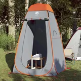ShGaxin Sichtschutzzelt Grau und Orange Pop-Up Wasserdicht, Duschzelt Camping, Toilettenzelt, Campingtoilette, Heckzelt, Campingklo - 4004136
