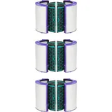 3x Trade-Shop HEPA-Filter + Aktivkohlefilter passend für Dyson Pure Cool TP04 TP05 HP04 HP05 DP04 DP05 Luftreiniger - ersetzt 969048-02 Luftfilter