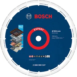 Bosch EXPERT Diamanttrennscheibe für Metall, Durchmesser (mm):355, Bohrungsdurchmesser (mm):25.40 - 2608900537