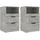 vidaXL Nachtschrank 2 Stk. 4000 x 36 x 2200 cm Grau