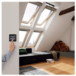 VELUX INTEGRA Dachfenster GGL 306221 Elektrofenster Holz/Kiefer ENERGIE SCHALLSCHUTZ Fenster, 94x140 cm (PK08)