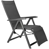 Kettler BasicPlus Relaxsessel 61 x 90 x 111 cm anthrazit/anthrazit klappbar