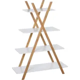 kleankin Badezimmerablage, Bambus, E1 MDF-Platte