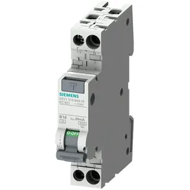 Siemens 5SV13164KK16 FI-Schutzschalter/Leitungsschutzschalter 16000mA 0.03A 230V