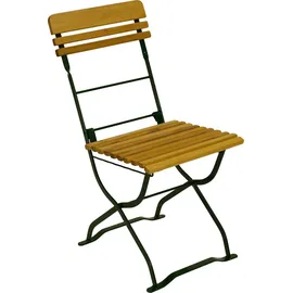 DEGAMO München Biergartenstuhl 40 x 57,5 x 85 cm grün/braun klappbar 2 St.