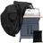 krumad Grillabdeckung 145 x 61 x 117 cm Polyester schwarz