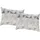 Wirth Kissenbezug Berlare 40 x 40 cm Grau