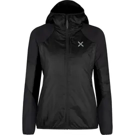 Montura Damen Vertigo Hybrid Hooded Jacke (Größe S, schwarz)