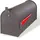 DEMA American Mailbox Stahl anthrazit