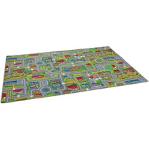 Snapstyle Snapstyle, Kinder Spiel Straßenteppich Grau Grün 200x300cm