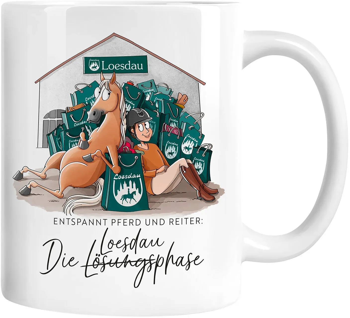 Loesdau by mrs. RIDE Keramiktasse weiß