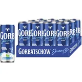 Wodka Gorbatschow Skinny B* RTD 10% vol. Limited Edition (12x0,33l) – Kalorien- & zuckerreduzierter Wodka-Longdrink mit Limettengeschmack, fertig gemixt in der Dose