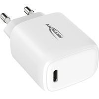 Ansmann Home Charger HC120PD 1001-0116 USB-Ladegerät Ausgangsstrom Max, Galaxy, Pixel 4/3, iPad Pro, AirPods Pro, Weiß