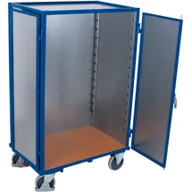 VARIOfit Etagenwagen Stahl 1,045 x 685 mm Grau mit Doppelflügeltür