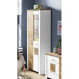 LIV'IN Vitrine RAMIRA 80 x 39 x 202 cm Weiß