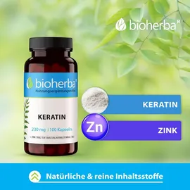 Bioherba Keratin 230 mg Kapseln 100 St.