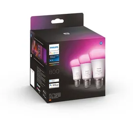 Philips LED-Birne 6,5W E27 warmweiß 3 St.
