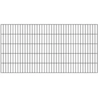 GAH Alberts Alberts Doppelstab-Gittermatte 2m 100 hoch cm Typ 6/5/6, anthrazit