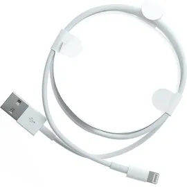 Apple Lightning auf USB Kabel Lightning Stecker auf USB Typ A Stecker 1.00 m weiß (Kabel & Adapter)
