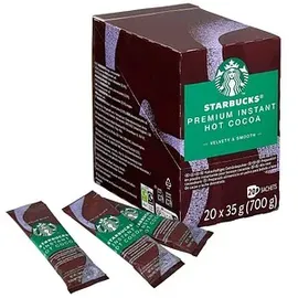 Starbucks STARBUCKSTM PREMIUM INSTANT HOT COCOA Trinkschokolade mild, 20x 35,0 g