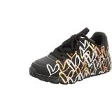 SKECHERS UNO Lite Metallic Love Kinder Schwarz 27