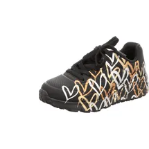 SKECHERS UNO Lite Metallic Love Kinder Schwarz 27