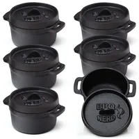 bbq-nerd Dutch Oven Mini 11 x 5 cm Gusseisen schwarz