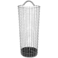 Korbo Schirmständer Umbrella Bin silber, Designer Korbo, 50 cm