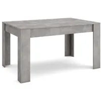 SKRAUT HOME Esszimmertisch, Schwarz, Holz, Rechteckig,Rechteckig, 140x76x90 cm, Für