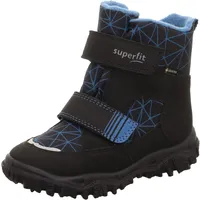 superfit Jungen - Schuhe HUSKY Boot, Modern, SCHWARZ/BLAU 0010, 32