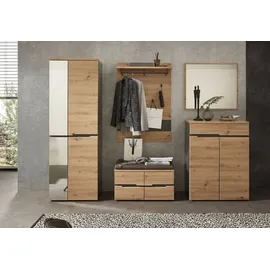 Innostyle Memphis Garderobenschrank 65 x 197 x 38 cm Eiche graphit