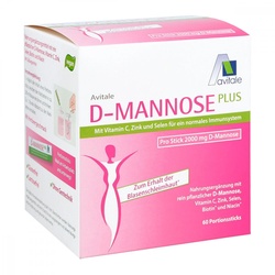 D-Mannose Plus 2000 mg mit Vitamine und Mineralstoffe Sticks