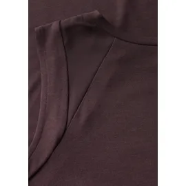 street one studio Damen, Jersey-Top mit Chiffon - 46