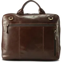JOST Skagen Aktentasche Leder 38 cm Laptopfach braun