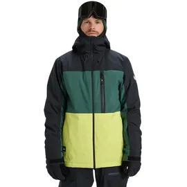 QUIKSILVER Sycamore Block 10k Jacke Schwarz/Grün XL