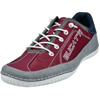 BUGATTI Slip-On Sneaker, Gr. 42, rot-grau, , 90300825-42