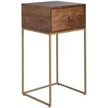 KADIMA DESIGN Nachtschrank Mango 40 x 35 x 75 cm Braun