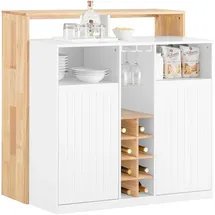 SoBuy Kücheninsel Küchenschrank Kommode Sideboard Buffet KNL07-WN