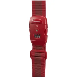 Samsonite Global Travel Accessories Kofferband mit TSA-Schloss Red