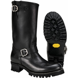 Sendra Herren Stiefel Schwarz einfarbig - 43
