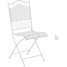 CLP Kiran Gartenstuhl 41 x 41 x 91 cm weiß 2 St.