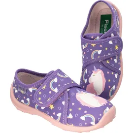Fischer Markenschuh Hausschuh Lila 31