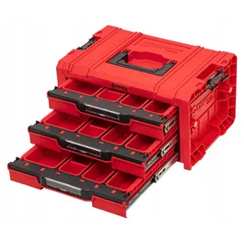 QBRICK System Werkzeugkoffer PRO Schublade Set 3 Rot