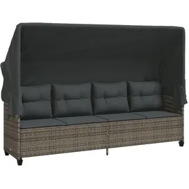 vidaXL Sonnenliege 58 x 58 x 26 cm Grau