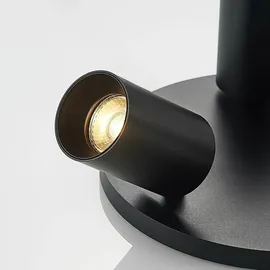 ARCCHIO Brinja, schwarz, rund, Ø 6 cm, 3-flg., GU10 - schwarz,