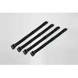 SW-Motech Gurt-Set SysBag - Schwarz. 4 Befestigungsgurte.,