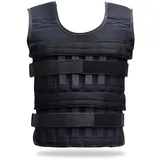 Gewichtsweste, Herausnehmbare Gewichte,Trainingsweste,Verstellbare Ladegewicht,Fitness Weight Vest,Jacke übung Training Weste,Stahlplatten Nicht Im Lieferumfang Enthalten (20KG)