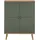 INOSIGN Highboard »MAVAS«, in moderner Trendfarbe, Griffe aus Metall (Schwarz), Höhe 134